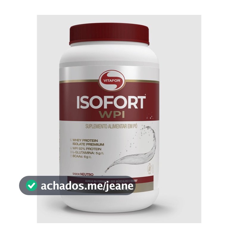 Whey Protein Isofort (900g) - Vitafor