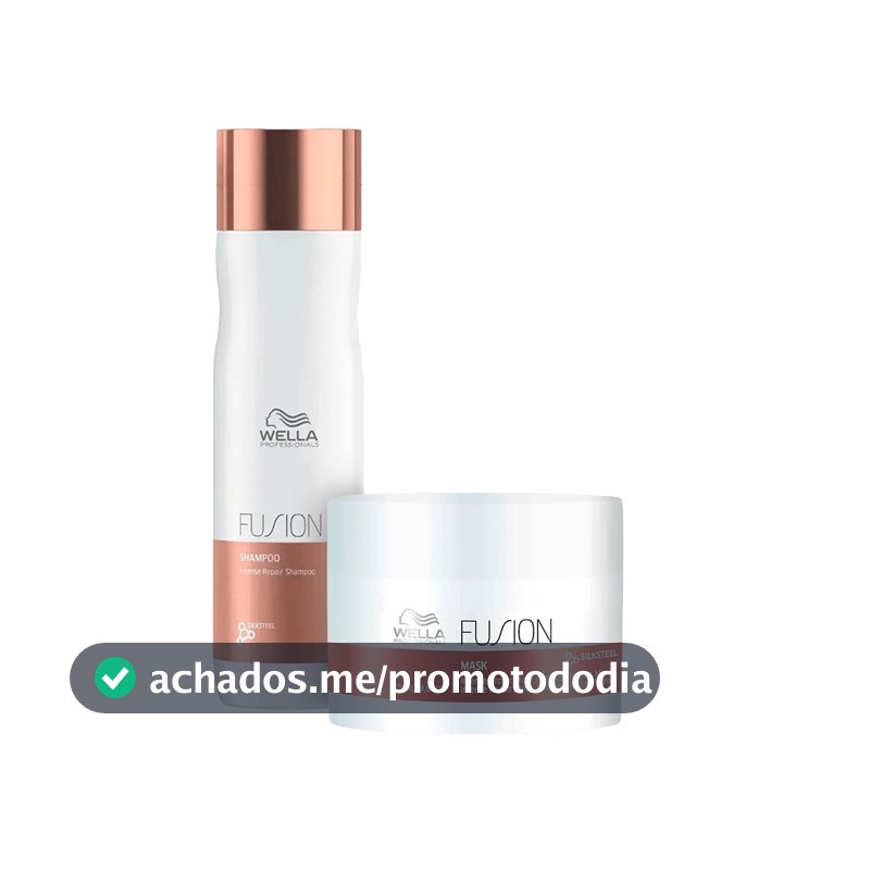 Kit Fusion Shampoo & Máscara - Wella Professionals