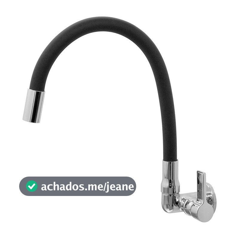 Torneira Cozinha Gourmet de Parede Flexivel 1/4 de Volta