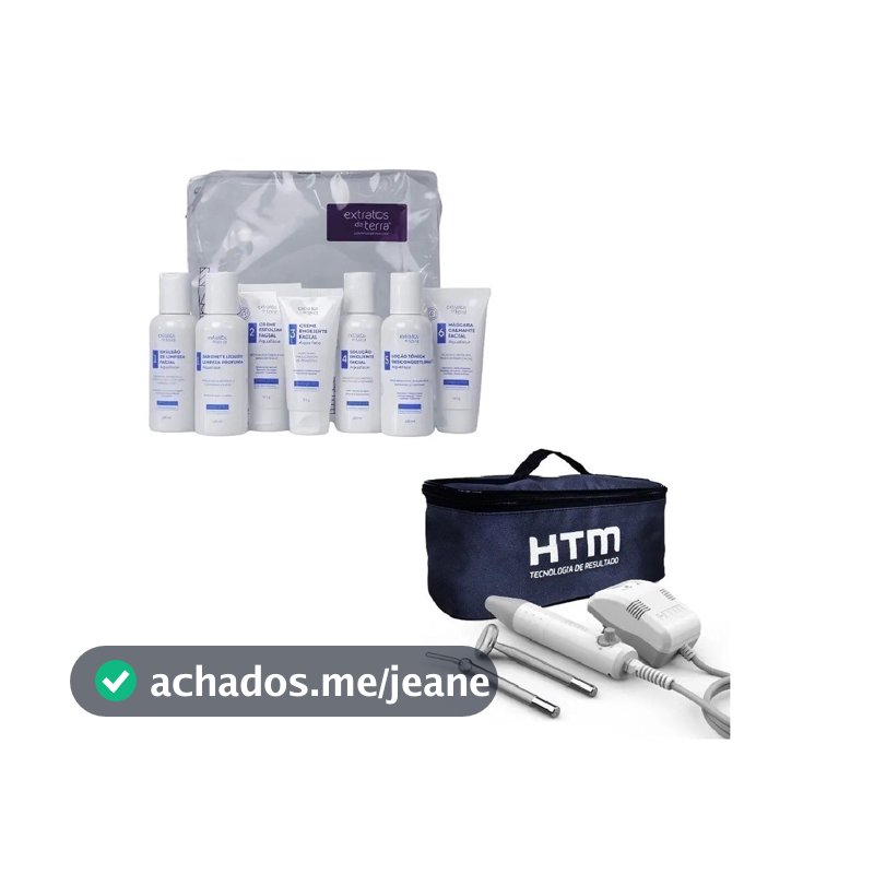 Kit Limpeza De Pele Estudante + Alta Frequência Htm
