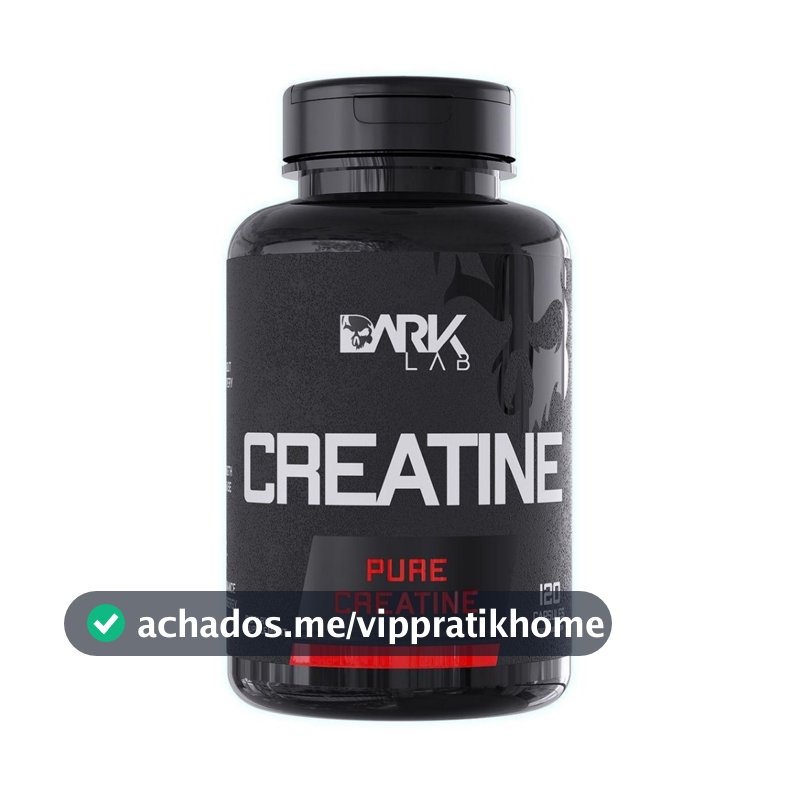 Creatina Monohidratada 100% Pura 120 Cápsulas Dark Lab - Creatina Pura em Cápsula