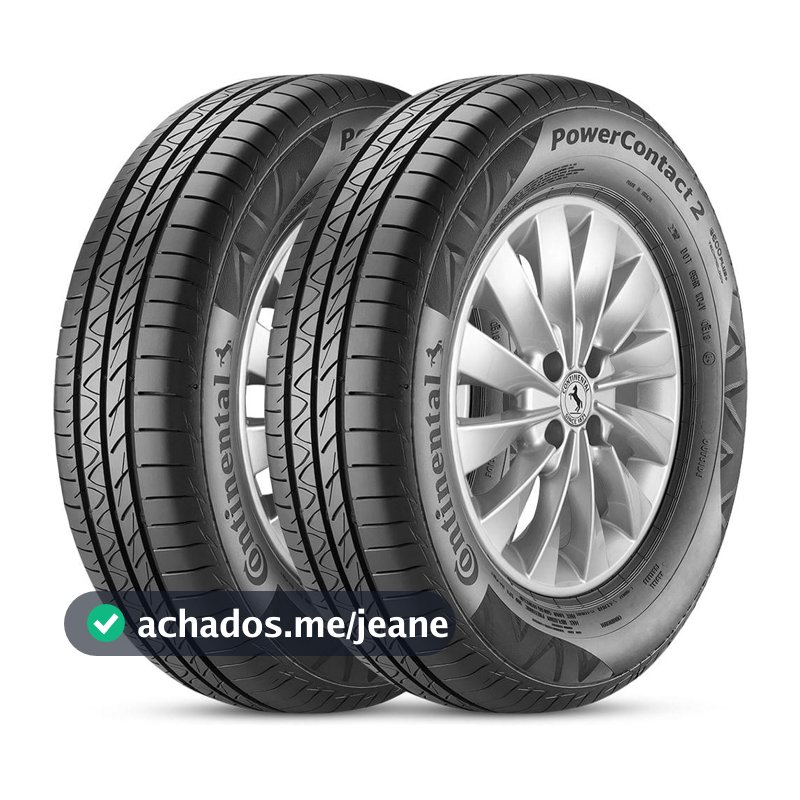 Kit 2 Pneu Continental 175/65r14 82t Power Contact 2