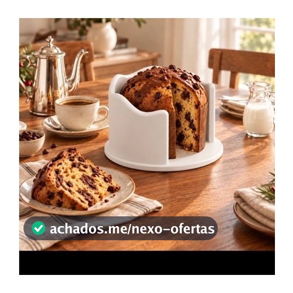 Porta Panetone Natalino Exclusivo Duna | Decoração de Natal 3D