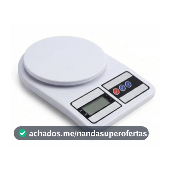 Balança Digital Cozinha Portátil 10 kg com Função Tara e Display Iluminado