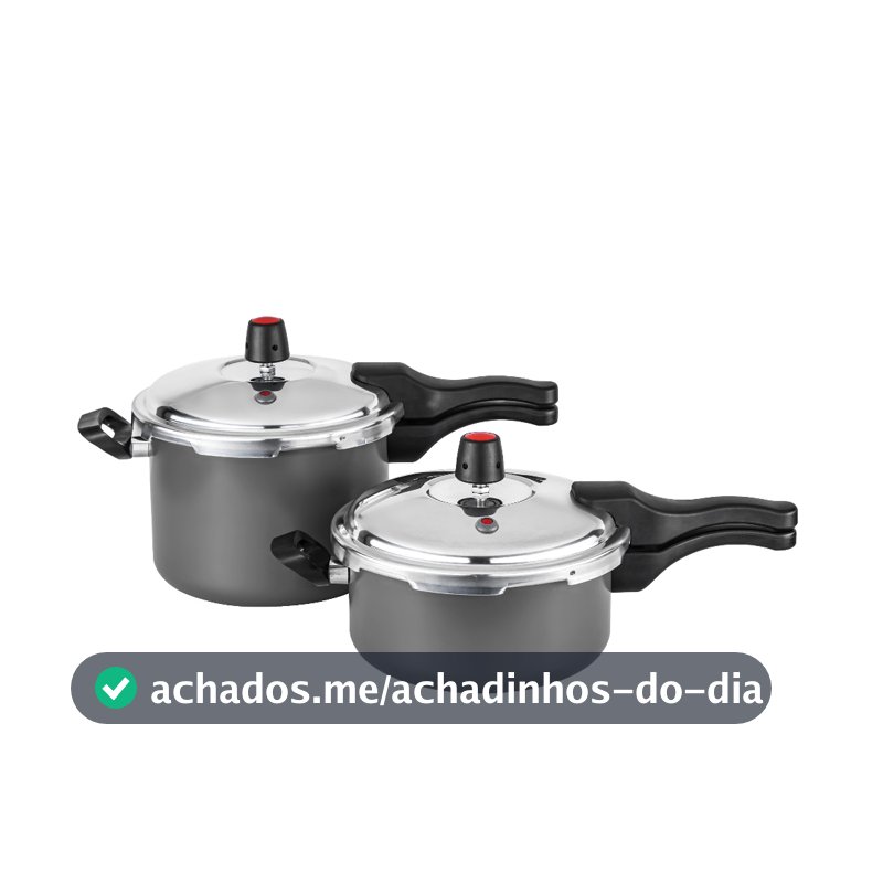 Jogo de Panela Pressão Antiaderente 4,5 Litros e 3 Litros Cozillar
