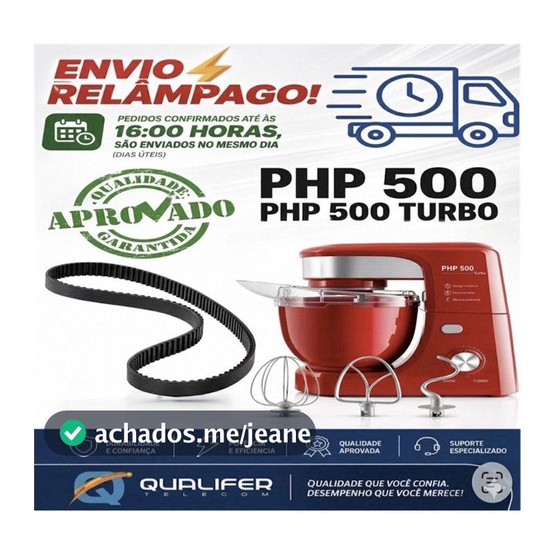 Correia batedeira Planetaria PHP500/Php500turbo