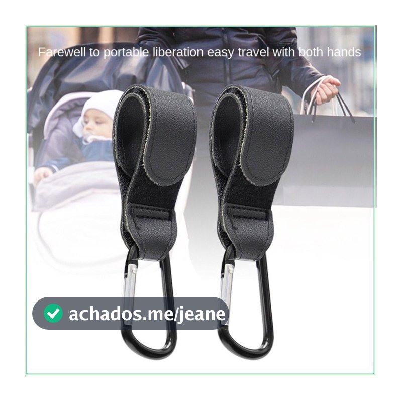 Gancho De Bicicleta , Organizador , Acessórios Para Carrinho De Bebê , Cabide Ajustável De Couro PU