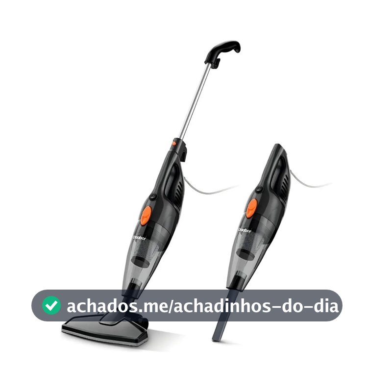 Aspirador De Pó Vertical 2 Em 1 Portátil Gaabor 650w