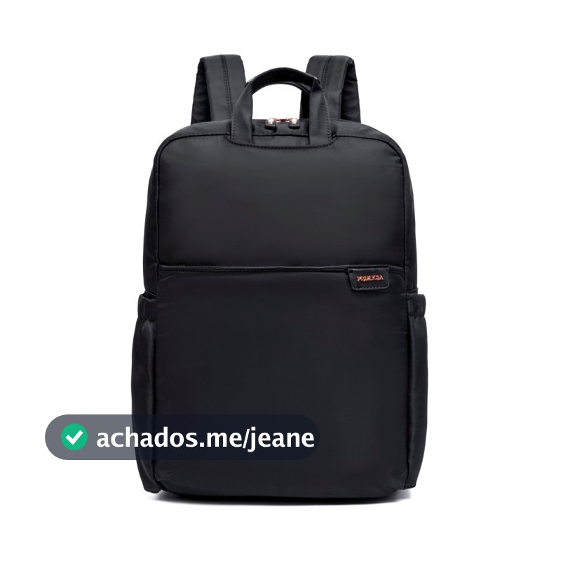 Mochila Casual Feminina Primicia Resistente Notebook Antifurto Trabalho Faculdade Passador Mala