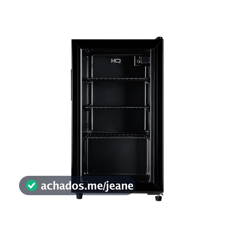 Frigobar Expositor Vertical HQ 85FBPVF 85L Preto