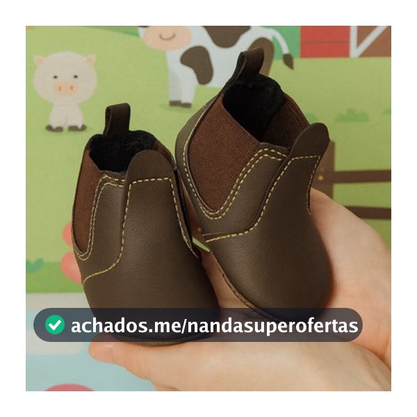 Bota Country Jequinha Para bebê 0 A 12 Meses Confortável Lançamento