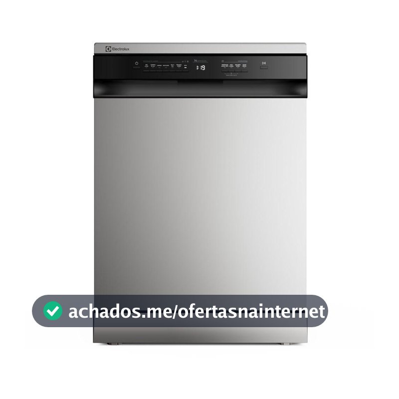 Lava-Louça Electrolux 14 Serviços Inox com Programa Lava & Seca 50 min (LS14E)