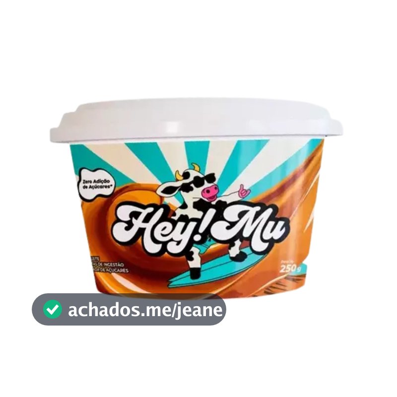 Doce de Leite Zero Lactose Pote 250g Hey Mu