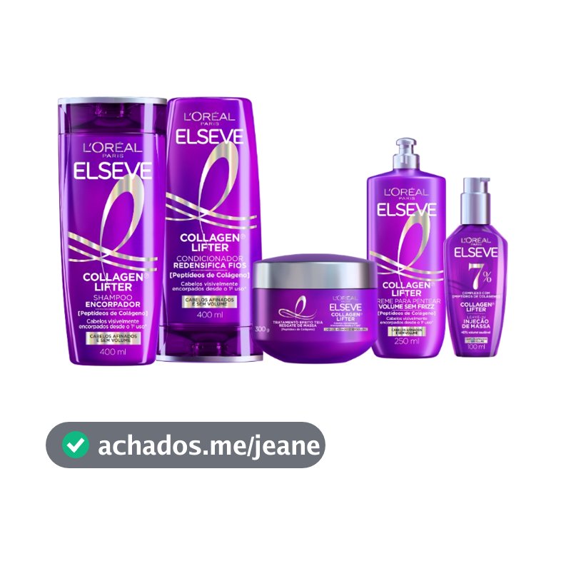 Kit Tratamento Completo L'oréal Paris Colágeno Lifter