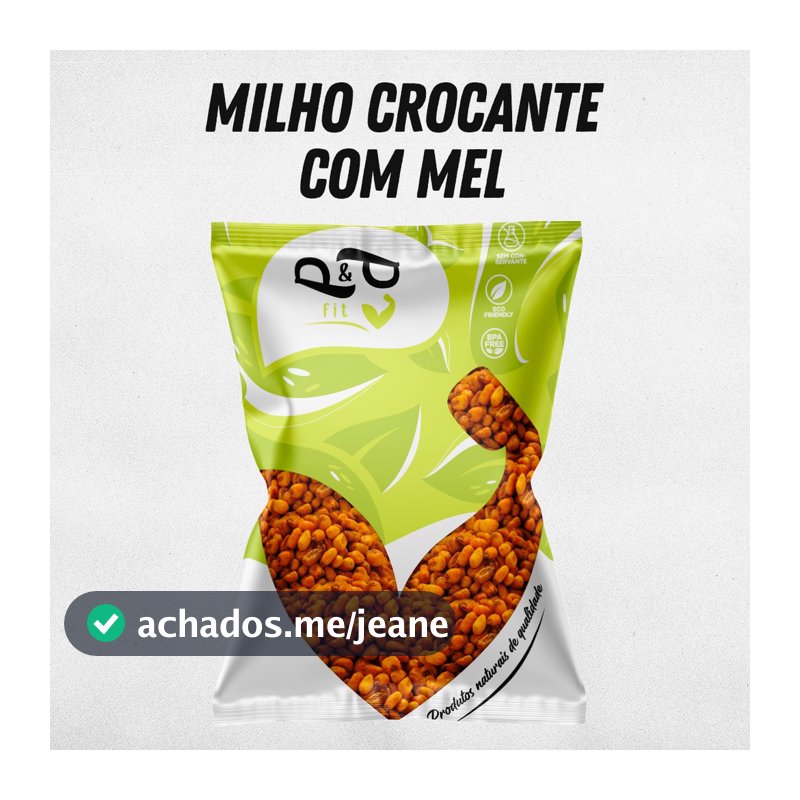 Milho Crocante com Mel e Mostarda 500g - Delicioso