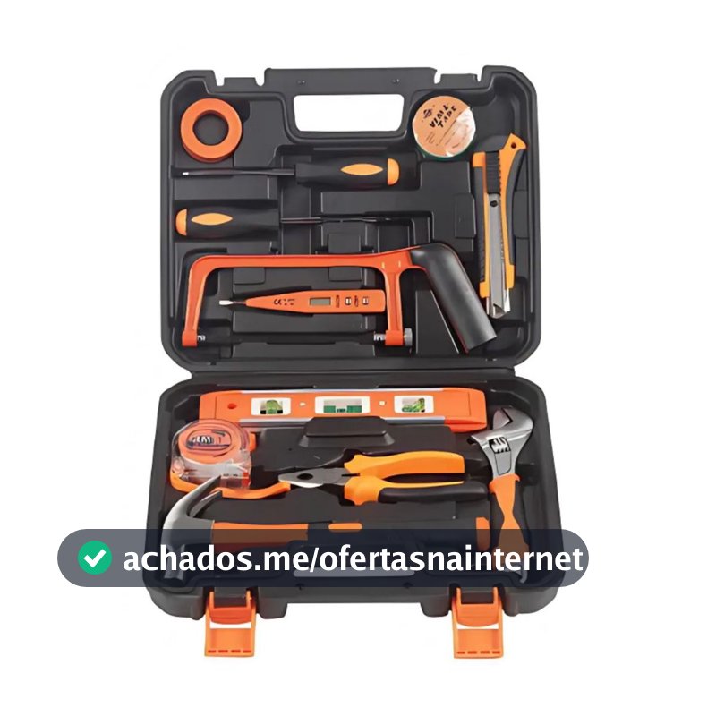 Kit Jogo De Ferramentas (605383) 13 Peças Aço + Maleta Multiuso