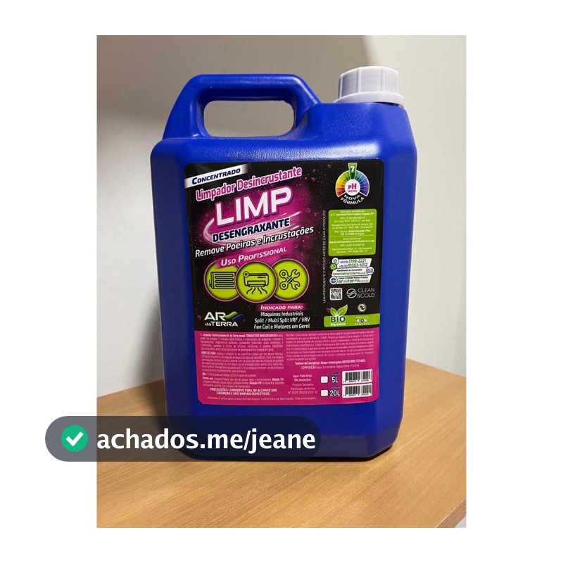 Desincrustante Desengraxante Limpeza Pesada Biodegradável Organico 5 Litros ar da terra