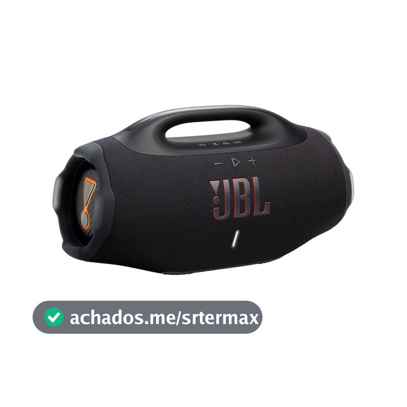 Caixa de Som JBL Boombox 4 210W Bluetooth IP68 Bateria 34h Preto