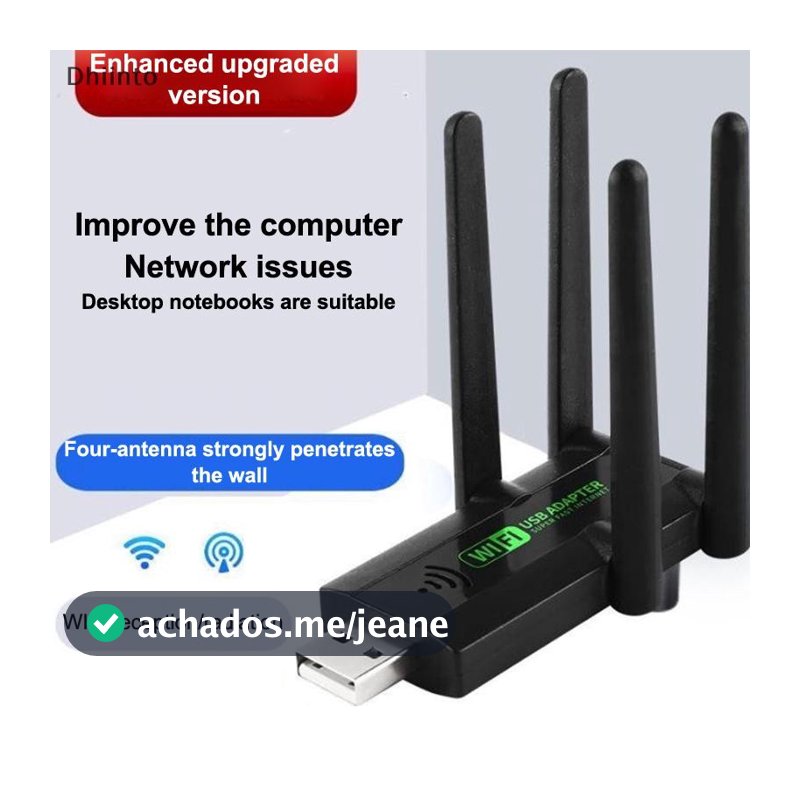 [Dhiint] Amplificador De Sinal WiFi Extensor Sem Fio Expansor De Rede Para