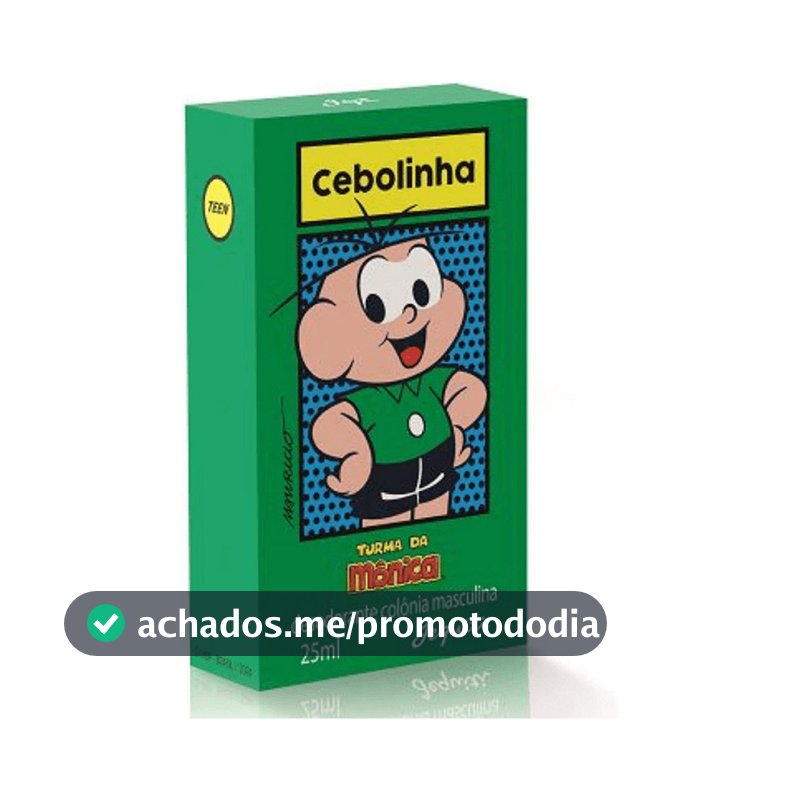 Perfume Cebolinha Jequiti Desodorante Colônia 25ml - Turma da Mônica
