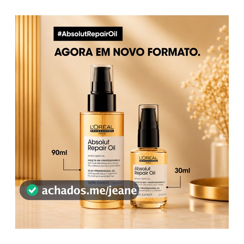 Óleo Reparador De Pontas Profissional Reconstrutor Absolut Repair Quinoa