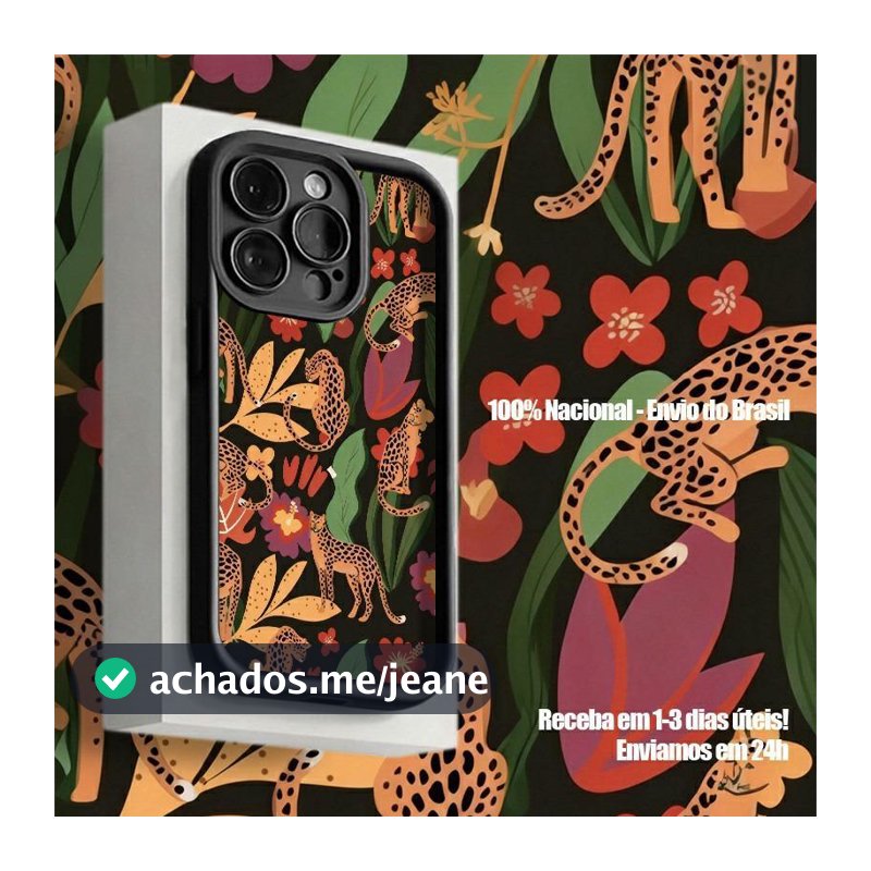 Capinha Para iPhone XR 11 12 13 14 15 16 17 18 PRO MAX 14 15 16 Silicone Leopardo Capinha de celular