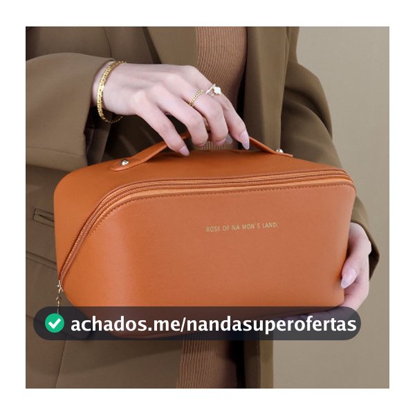 Necessaire Bolsa De Maquiagem Em Couro Armazenamento De Cosméticos Saco De Viagem Organizador De Bagagem De Beleza bosco