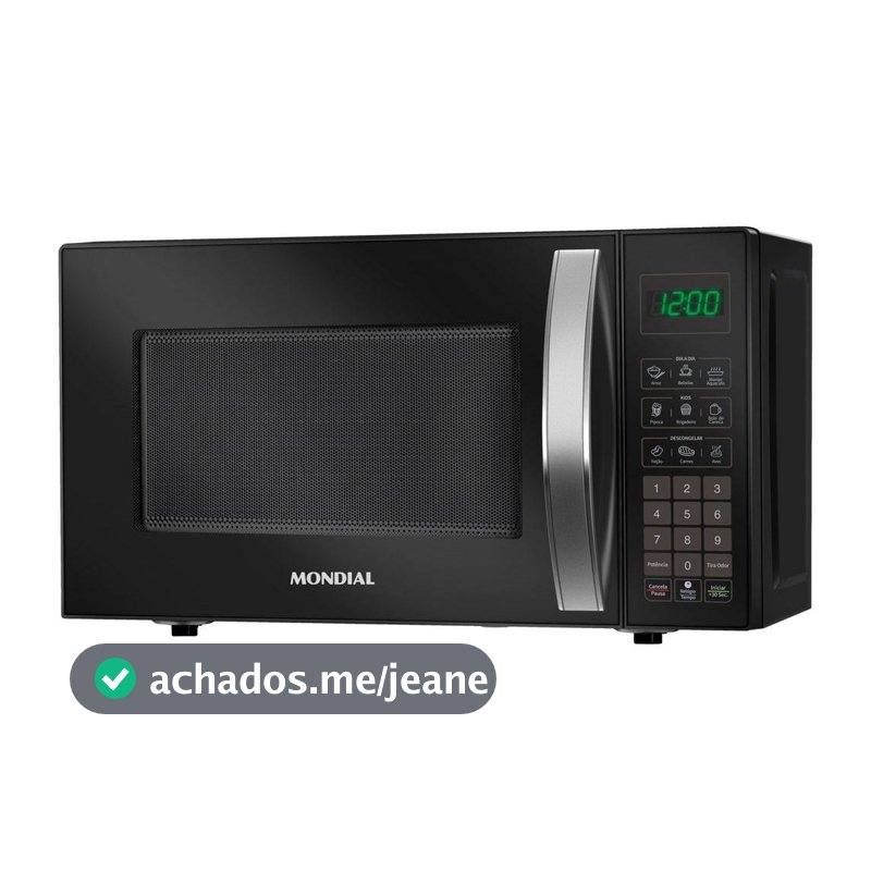 Micro-ondas Mondial 21L Preto MO-01-21-B