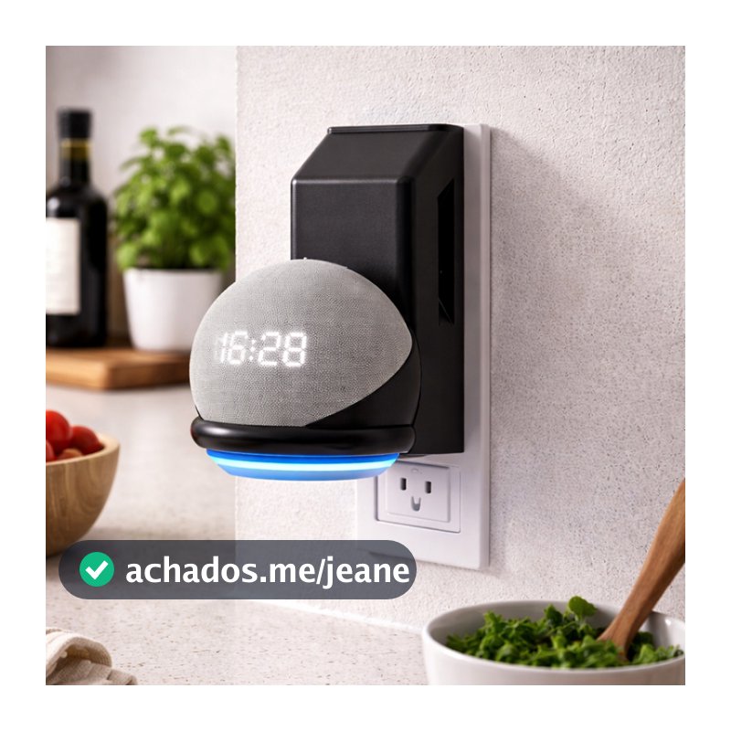 Suporte De Tomada Parede Stand Amazon Alexa Echo Dot 5