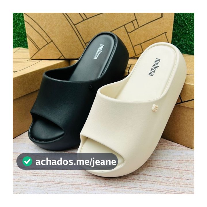 Chinelo Slide Melissa Confortável Moda Feminino Original Estilo