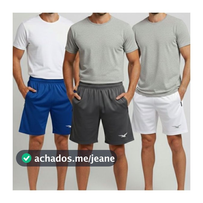Kit Com 3 Bermudas Shorts Masculinos Básicos Bermuda Para Atividades Fisicas