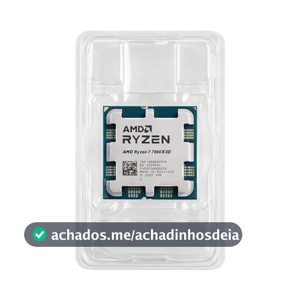 Processador AMD Ryzen 7 7800X3D 4.2Ghz, OEM, Novo, Com NF