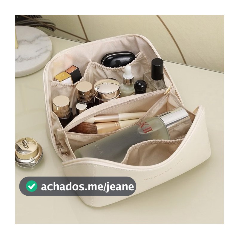 Necessaire Organizador Cosmético Maquiagem Feminino Para Viagem Em Alto Qualidade