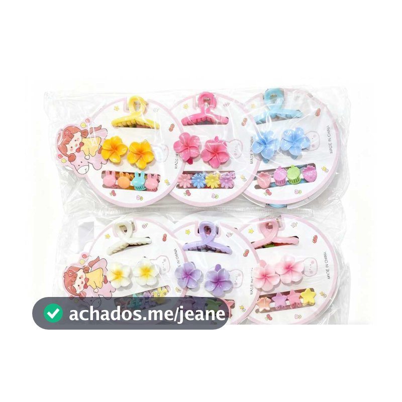12 KIT Infantil Sortida de piranha com xuxinhas