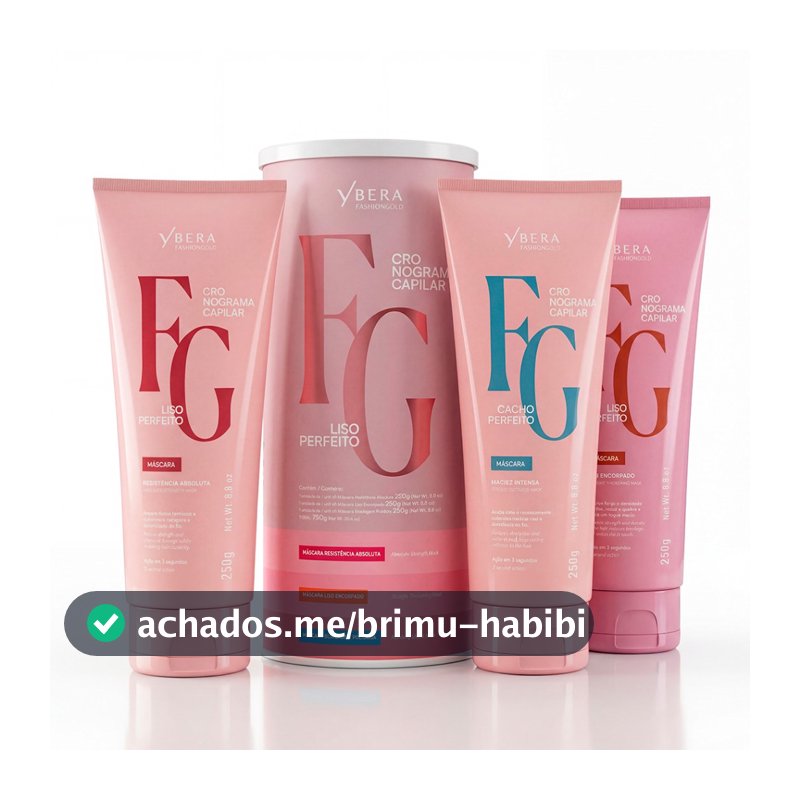 Kit Cronograma Capilar Liso Perfeito - Fashion Gold