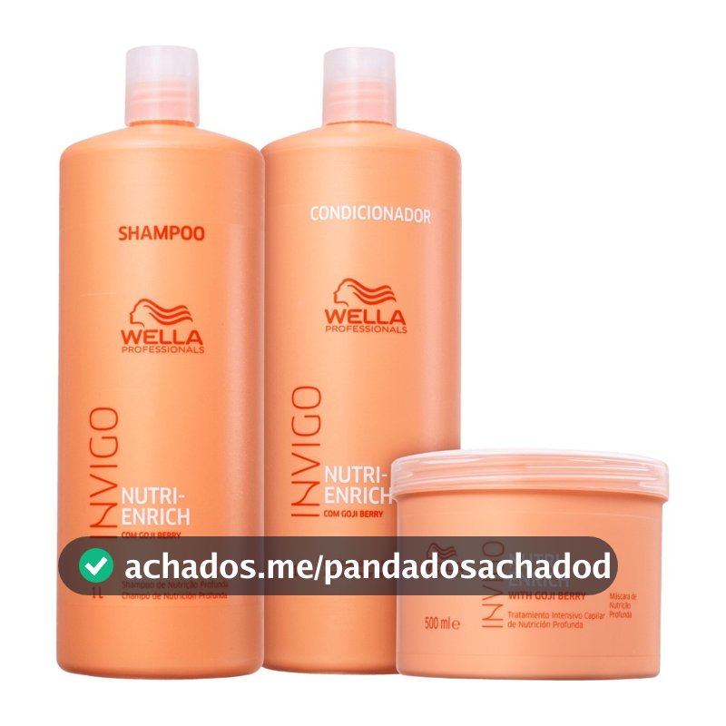 Kit Wella Invigo Nutri Enrich (3 Produtos) Original