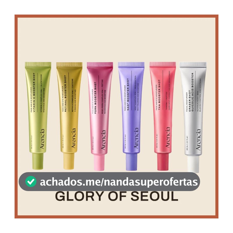 ARENCIA Booster Shot / 6 Types 10ml, 30ml (Vitamin C, Retinal, PDRN, NAD+, TXA, Eraser Shot Glycolic Acid)