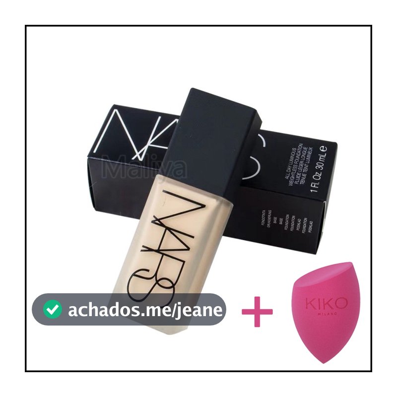 Base Líquida Nars 10ml /Premium Skin Care /Matte Corretivo Natural Líquido