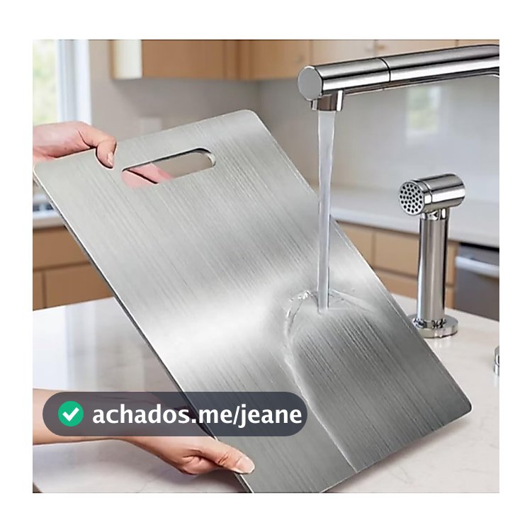 Tábua De Corte 304 Aço Inoxidável Antibacteriana À Prova De Mofo 46/29 cm tábua de cozinha