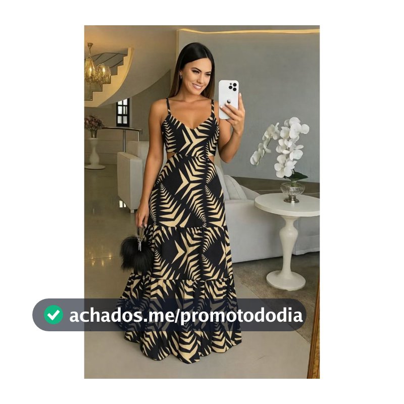 VESTIDO LONGO DUNA ESTAMPADO