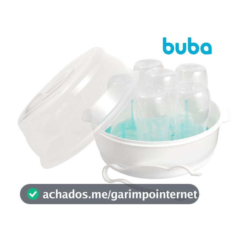 Esterilizador para Mamadeira Microondas Buba Limpa Mamadeiras e Chupetas Avent MAM Lillo