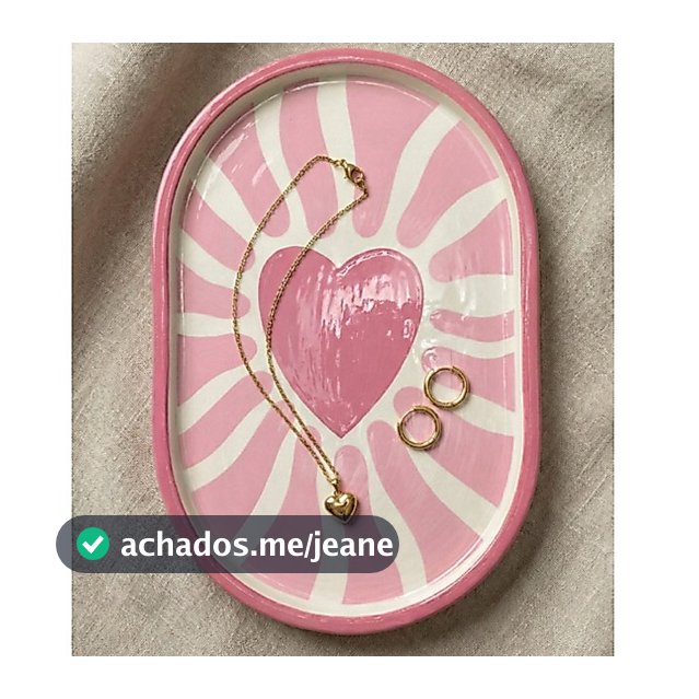 Decoração de parede ou porta joias coração em cerâmica | Artemyst