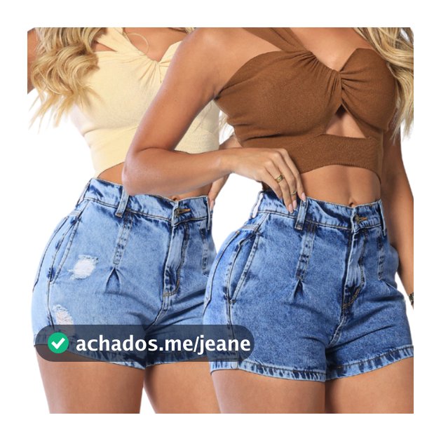 Short Jeans Feminino Cintura Alta Levanta Bumbum Sem Lycra Liso Rasgado Com Bolso Lançamento