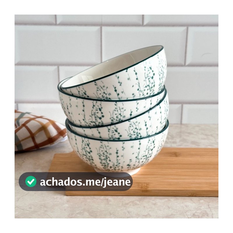 Conjunto de Bowls Folhagem