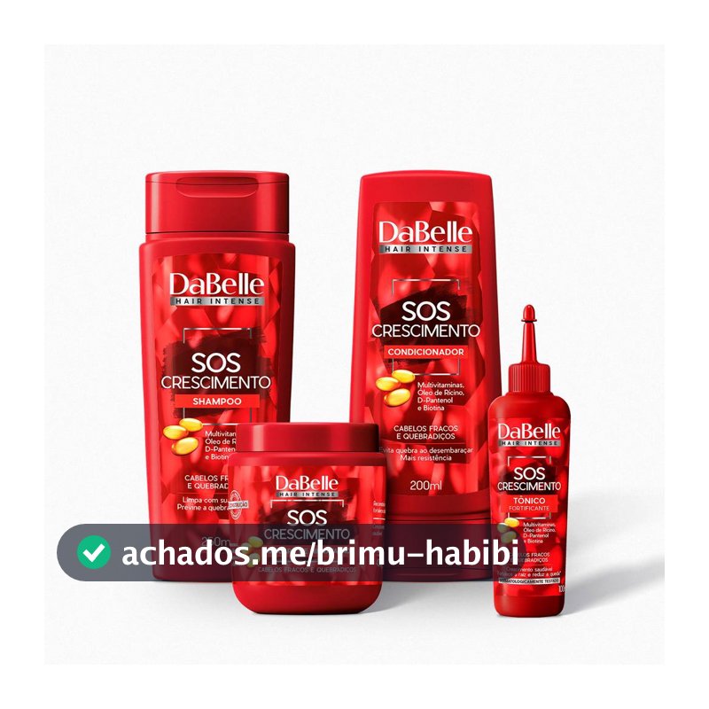Kit SOS Crescimento Dabelle Hair - 4 Produtos