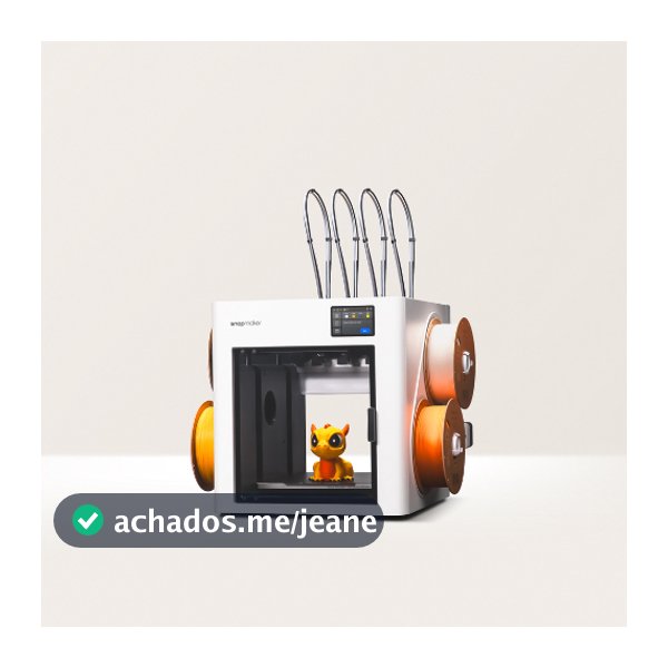 Impressora 3D Snapmaker U1 (4 Cabeçotes / Sistema Multi-Toolhead) | Revenda Oficial Central Print 3D