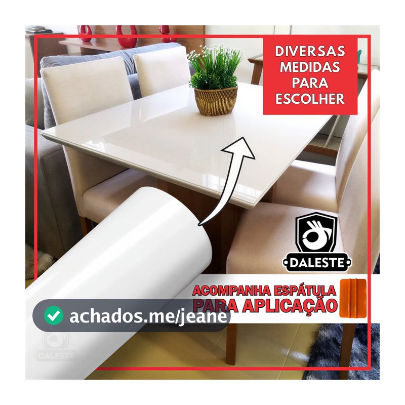 Adesivo Branco Laca Laquear Mesa Vidros Eletrodomesticos Decoração Espatula P Aplicação I.660595518.19698764935
