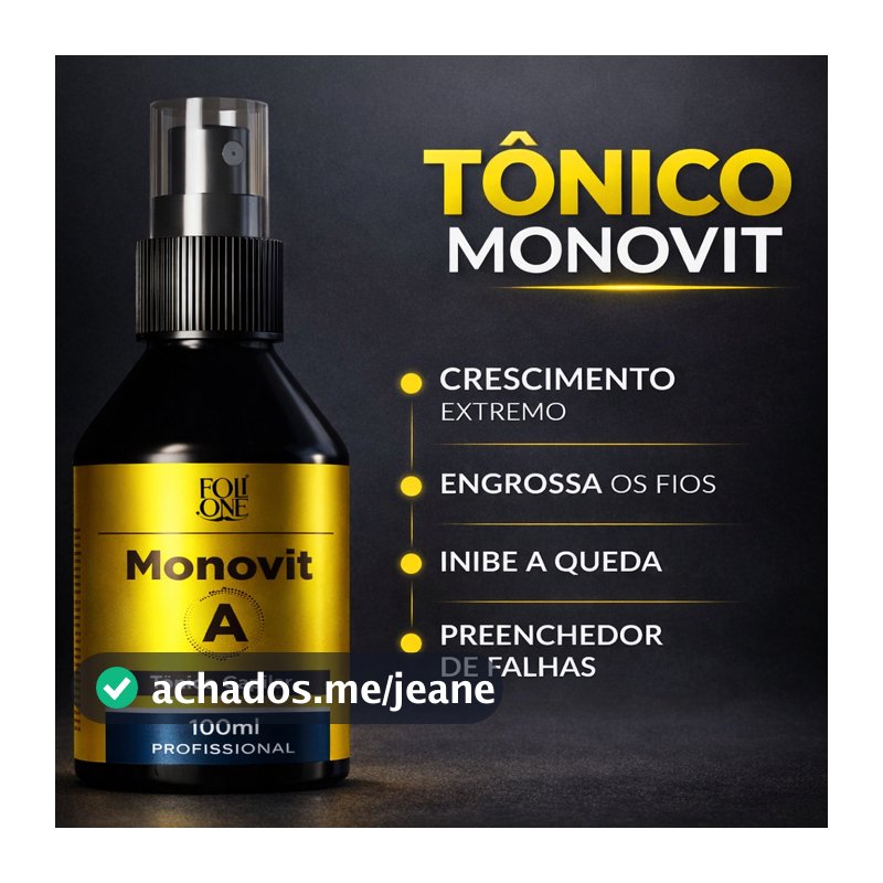 Tonico Capilar Monovit Crescimento Capilar Anti Queda De Cabelo