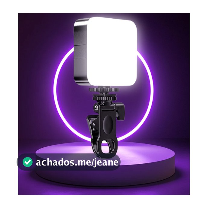 Iluminação Fotográfica Noturna De Preenchimento LED Luz De Vídeo De Lâmpada Portátil De Fotografia Com Clip Com pilha