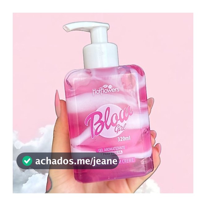 Blow Girl Gel Hidratante Com Aroma de Morango Hot Flowers Produtos Eróticos Para Mulheres SEX SHOP